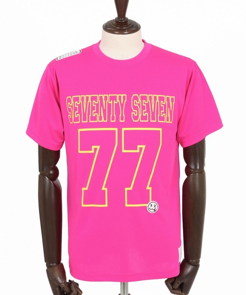 seventy seven(セブンティセブン)の「mt10176-light onz S-S dry t-shirt (77number) Tシャツ(7726S210)(Tシャツ/カットソー・メンズ・ホワイト/ブラック/ピンク系その他・XL/L/M/S)」の21枚目の写真