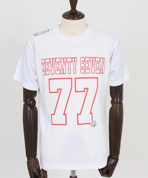 seventy seven(セブンティセブン)の「mt10176-light onz S-S dry t-shirt (77number) Tシャツ(7726S210)(Tシャツ/カットソー・メンズ・ホワイト/ブラック/ピンク系その他・XL/L/M/S)」の22枚目の写真