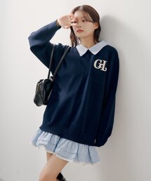 Chico | 【マルチway】シャツレイヤードニットワンピース(ワンピース)