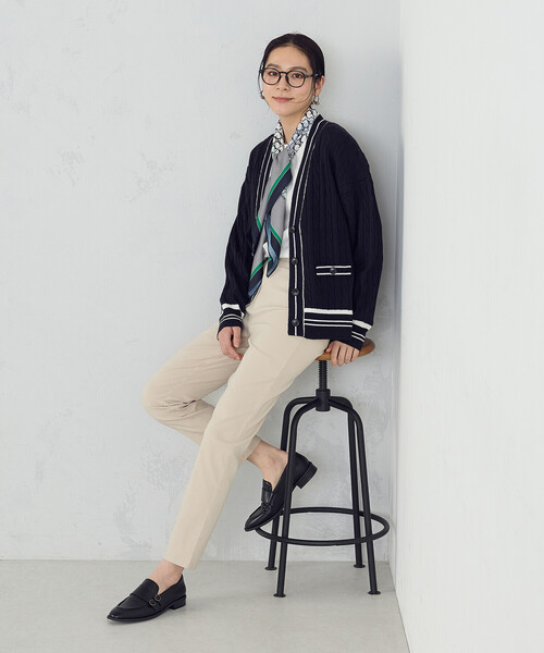 COMME CA MODELS(コムサモデルズ)の「【美しいベーシックパンツ】ハイテンションパンツ(その他パンツ・レディース・ブラック/チャコール/ベージュ/グリーン・XX-SMALL/X-SMALL/SMALL/MEDIUM/LARGE/X-LARGE/XX-LARGE)」の14枚目の写真