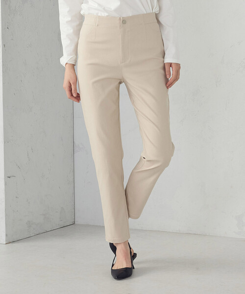 COMME CA MODELS(コムサモデルズ)の「【美しいベーシックパンツ】ハイテンションパンツ(その他パンツ・レディース・ブラック/チャコール/ベージュ/グリーン・XX-SMALL/X-SMALL/SMALL/MEDIUM/LARGE/X-LARGE/XX-LARGE)」の16枚目の写真