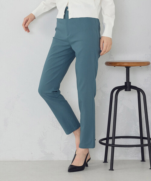 COMME CA MODELS(コムサモデルズ)の「【美しいベーシックパンツ】ハイテンションパンツ(その他パンツ・レディース・ブラック/チャコール/ベージュ/グリーン・XX-SMALL/X-SMALL/SMALL/MEDIUM/LARGE/X-LARGE/XX-LARGE)」の19枚目の写真