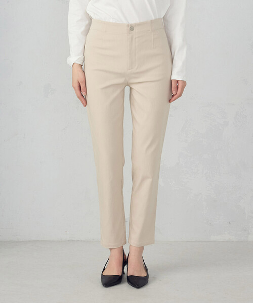 COMME CA MODELS(コムサモデルズ)の「【美しいベーシックパンツ】ハイテンションパンツ(その他パンツ・レディース・ブラック/チャコール/ベージュ/グリーン・XX-SMALL/X-SMALL/SMALL/MEDIUM/LARGE/X-LARGE/XX-LARGE)」の21枚目の写真