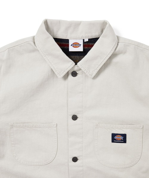 thisisneverthat（ディスイズネバーザット）の「【日本限定】TNT DICKIES Denim Chore Jacket（デニムジャケット・メンズ・インディゴブルー/アイボリー・S/M/L/XL）」の3枚目の写真