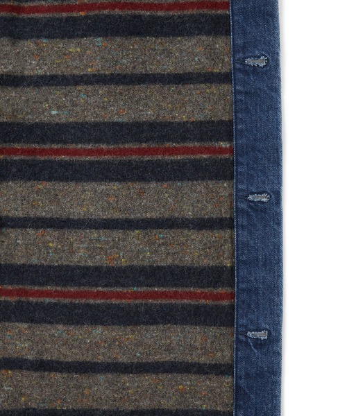 thisisneverthat（ディスイズネバーザット）の「【日本限定】TNT DICKIES Denim Chore Jacket（デニムジャケット・メンズ・インディゴブルー/アイボリー・S/M/L/XL）」の5枚目の写真