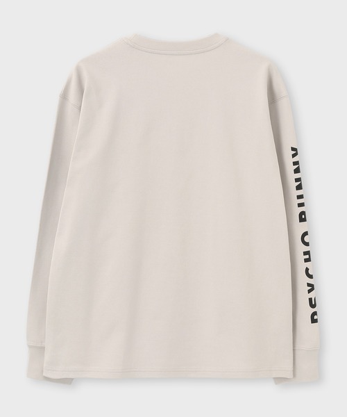 Psycho Bunny(サイコバニー)の「3BUNNYアームロゴ ロングスリーブTシャツ(Tシャツ/カットソー・メンズ・ライトグレー/ブラック・SMALL/MEDIUM/LARGE/X-LARGE)」の11枚目の写真