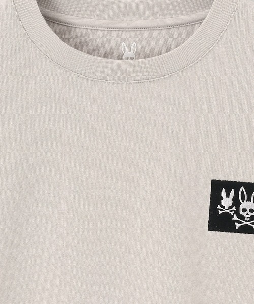 Psycho Bunny(サイコバニー)の「3BUNNYアームロゴ ロングスリーブTシャツ(Tシャツ/カットソー・メンズ・ライトグレー/ブラック・SMALL/MEDIUM/LARGE/X-LARGE)」の12枚目の写真