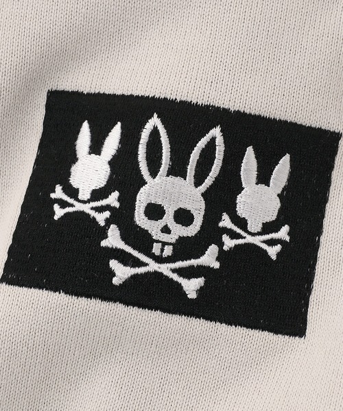 Psycho Bunny(サイコバニー)の「3BUNNYアームロゴ ロングスリーブTシャツ(Tシャツ/カットソー・メンズ・ライトグレー/ブラック・SMALL/MEDIUM/LARGE/X-LARGE)」の14枚目の写真
