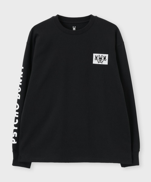 Psycho Bunny(サイコバニー)の「3BUNNYアームロゴ ロングスリーブTシャツ(Tシャツ/カットソー・メンズ・ライトグレー/ブラック・SMALL/MEDIUM/LARGE/X-LARGE)」の6枚目の写真