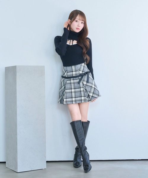 ロゼミューズ Tweed like ribbon skirt Tweed like ribbon skirt（スカート）｜Rose Muse（ロゼミューズ）の