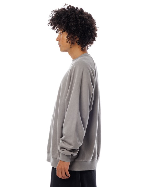 Sandinista(サンディニスタ)の「Raglan Sweatshirt / 裏毛ラグラントレーナー(スウェット・メンズ・イエロー/グリーン/グレー/ブルー・SMALL/MEDIUM/LARGE)」の6枚目の写真