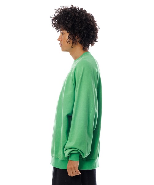 Sandinista(サンディニスタ)の「Raglan Sweatshirt / 裏毛ラグラントレーナー(スウェット・メンズ・イエロー/グリーン/グレー/ブルー・SMALL/MEDIUM/LARGE)」の9枚目の写真