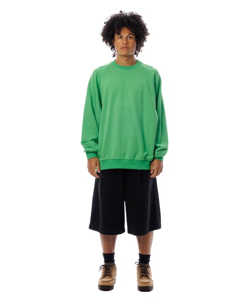 Sandinista(サンディニスタ)の「Raglan Sweatshirt / 裏毛ラグラントレーナー(スウェット・メンズ・イエロー/グリーン/グレー/ブルー・SMALL/MEDIUM/LARGE)」の20枚目の写真