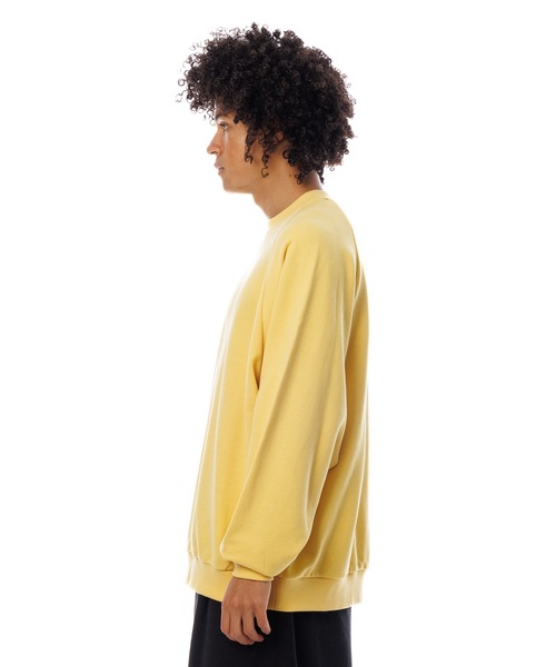 Sandinista(サンディニスタ)の「Raglan Sweatshirt / 裏毛ラグラントレーナー(スウェット・メンズ・イエロー/グリーン/グレー/ブルー・SMALL/MEDIUM/LARGE)」の15枚目の写真