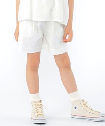 SHIPS | SHIPS KIDS:100～130cm / レース エンブロイダリー ショート パンツ(その他パンツ)