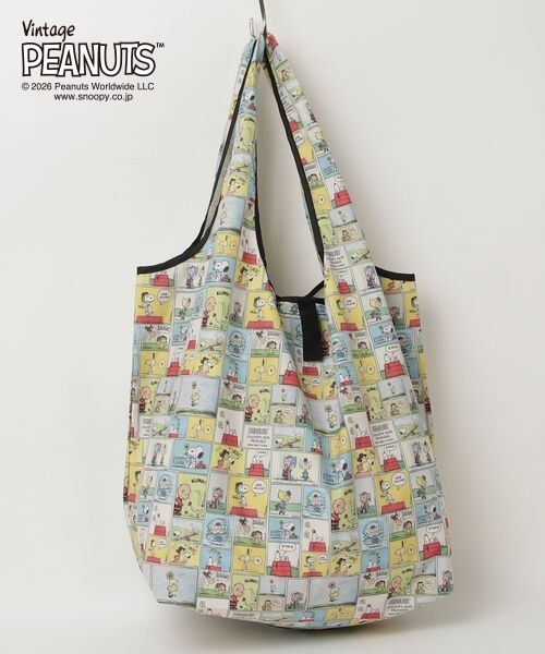 FRUIT OF THE LOOM(フルーツオブザルーム)の「【FRUIT OF THE LOOM/フルーツオブザルーム】FRUIT OF THE LOOM x PEANUTS エコバッグL2(エコバッグ/サブバッグ・レディース・イエロー・FREE)」の8枚目の写真