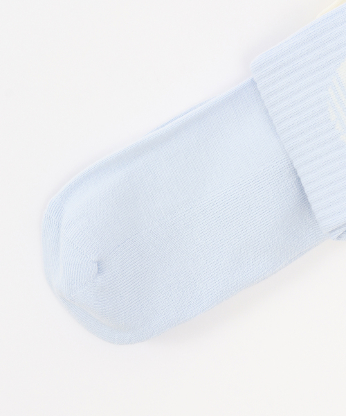 adidas Originals（アディダスオリジナルス）の「adidas originals / アディダス オリジナルス 3-Stripes Knee Socks 2 Pairs（ソックス/靴下・レディース・アイボリー・SMALL）」の2枚目の写真