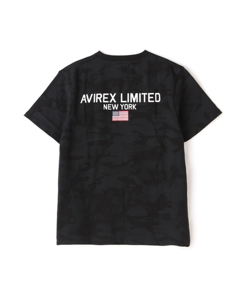 AVIREX(アヴィレックス)の「《WEB&DEPOT限定》AVIREX LIMITED NY T-SHIRT(Tシャツ/カットソー・レディース・ブラック/グレー系カモフラージュ/オフホワイト/ホワイト系・F)」の4枚目の写真