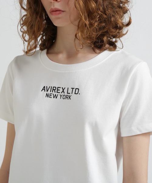 AVIREX(アヴィレックス)の「《WEB&DEPOT限定》AVIREX LIMITED NY T-SHIRT(Tシャツ/カットソー・レディース・ブラック/グレー系カモフラージュ/オフホワイト/ホワイト系・F)」の11枚目の写真