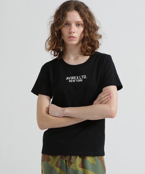 AVIREX(アヴィレックス)の「《WEB&DEPOT限定》AVIREX LIMITED NY T-SHIRT(Tシャツ/カットソー・レディース・ブラック/グレー系カモフラージュ/オフホワイト/ホワイト系・F)」の18枚目の写真