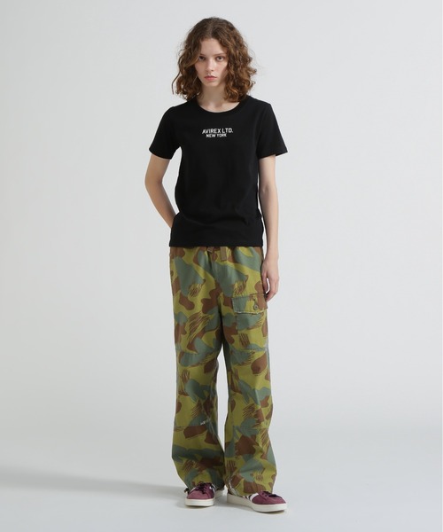 AVIREX(アヴィレックス)の「《WEB&DEPOT限定》AVIREX LIMITED NY T-SHIRT(Tシャツ/カットソー・レディース・ブラック/グレー系カモフラージュ/オフホワイト/ホワイト系・F)」の19枚目の写真