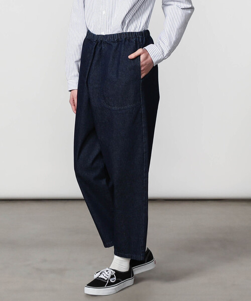 DANTON（ダントン）の「DANTON | デニム イージーパンツ WOMEN（デニムパンツ・レディース・ダークインディゴブルー・36）」の11枚目の写真