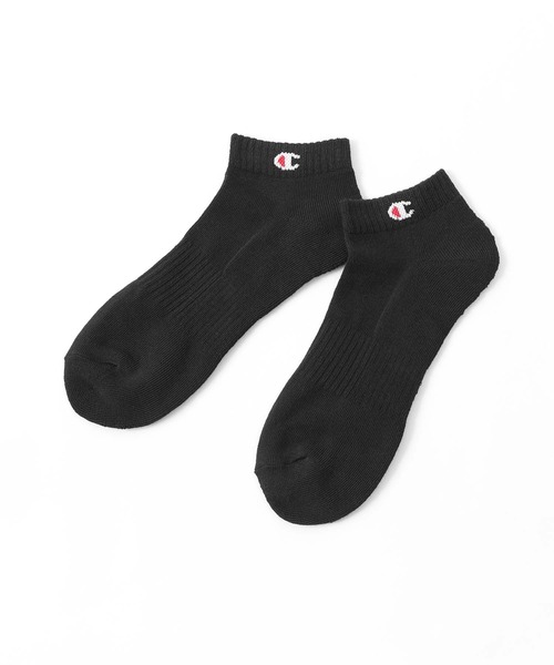 Champion(チャンピオン)の「【3足セット】Champion レディース メンズ Cマーク 消臭糸使用 足底パイル アーチサポート スニーカー丈 ソックス 92897501(ソックス/靴下・メンズ・ブラック/その他3/その他2・S/L/M)」の4枚目の写真