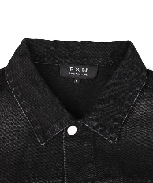INNOCENT(イノセント)の「【T16】【FXN Los Angeles/エフエックスエヌ ロサンゼルス】DENIM 3RD JACKET F-0847(デニムジャケット・メンズ・ブラック/ダークブルー・MEDIUM/X-LARGE/LARGE/XX-LARGE/SMALL)」の8枚目の写真