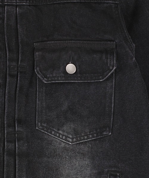 INNOCENT(イノセント)の「【T16】【FXN Los Angeles/エフエックスエヌ ロサンゼルス】DENIM 3RD JACKET F-0847(デニムジャケット・メンズ・ブラック/ダークブルー・MEDIUM/X-LARGE/LARGE/XX-LARGE/SMALL)」の10枚目の写真
