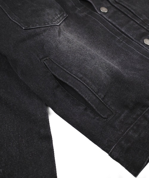 INNOCENT(イノセント)の「【T16】【FXN Los Angeles/エフエックスエヌ ロサンゼルス】DENIM 3RD JACKET F-0847(デニムジャケット・メンズ・ブラック/ダークブルー・MEDIUM/X-LARGE/LARGE/XX-LARGE/SMALL)」の11枚目の写真