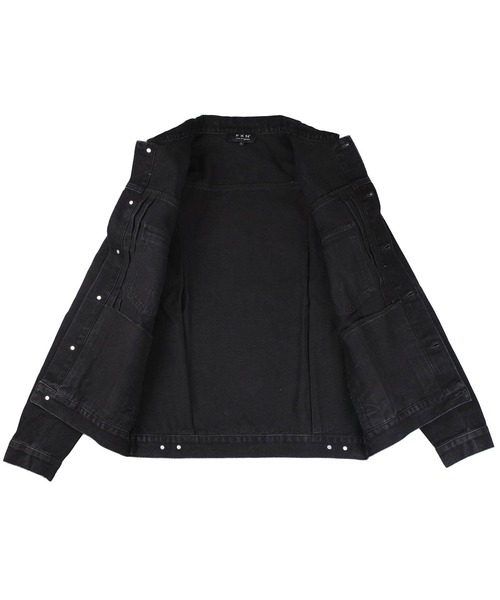 INNOCENT(イノセント)の「【T16】【FXN Los Angeles/エフエックスエヌ ロサンゼルス】DENIM 3RD JACKET F-0847(デニムジャケット・メンズ・ブラック/ダークブルー・MEDIUM/X-LARGE/LARGE/XX-LARGE/SMALL)」の12枚目の写真