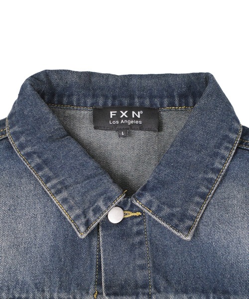 INNOCENT(イノセント)の「【T16】【FXN Los Angeles/エフエックスエヌ ロサンゼルス】DENIM 3RD JACKET F-0847(デニムジャケット・メンズ・ブラック/ダークブルー・MEDIUM/X-LARGE/LARGE/XX-LARGE/SMALL)」の18枚目の写真