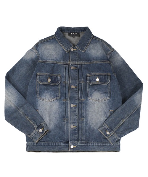 INNOCENT(イノセント)の「【T16】【FXN Los Angeles/エフエックスエヌ ロサンゼルス】DENIM 3RD JACKET F-0847(デニムジャケット・メンズ・ブラック/ダークブルー・MEDIUM/X-LARGE/LARGE/XX-LARGE/SMALL)」の5枚目の写真