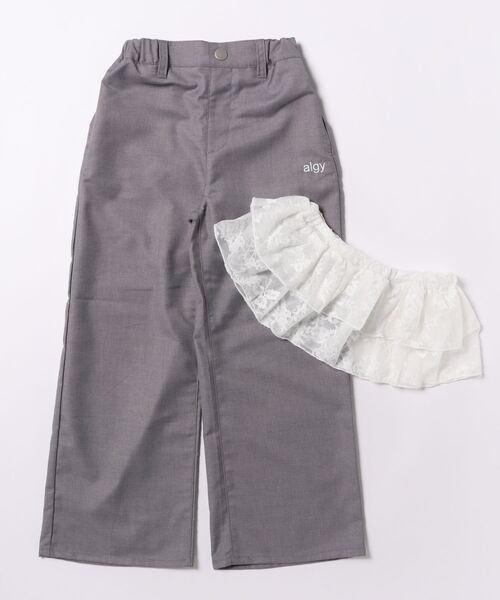 algy（アルジー）の「レースラップセットボトム（その他パンツ・キッズ・インディゴブルー/グレー・130/140/150/160）」の2枚目の写真