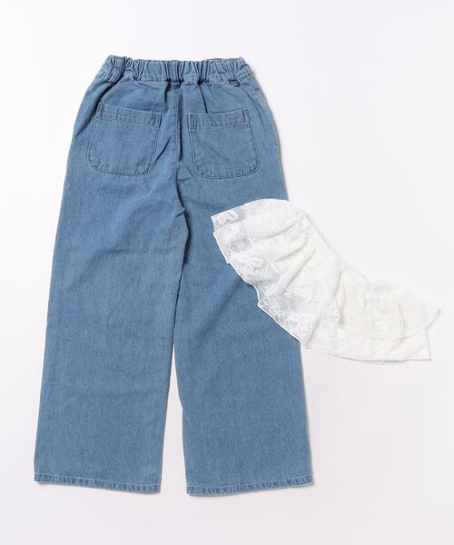 algy（アルジー）の「レースラップセットボトム（その他パンツ・キッズ・インディゴブルー/グレー・130/140/150/160）」の3枚目の写真