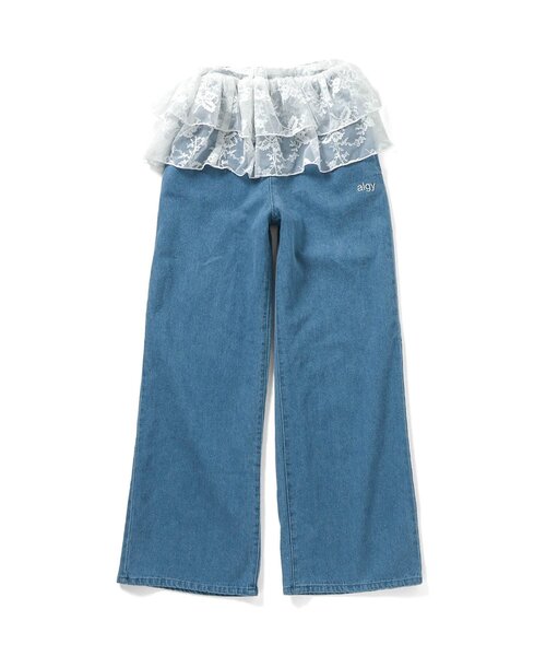 algy(アルジー)の「レースラップセットボトム(その他パンツ・キッズ・インディゴブルー/グレー・130/140/150/160)」の17枚目の写真