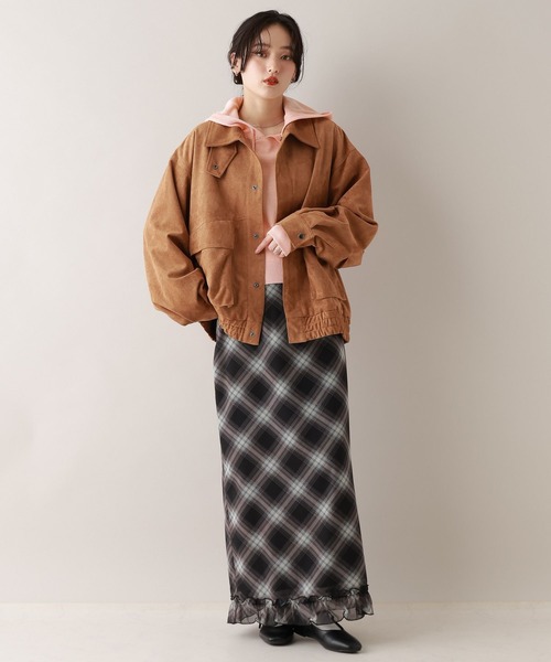 RAGEBLUE(レイジブルー)の「ハイゲージニットショートパーカー(パーカー・レディース・ブラック/ピンク/ホワイト・FREE)」の21枚目の写真