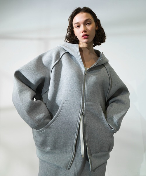 CITY TOKYO/シティートウキョウ】ヘヴィーダンボールジップパーカー