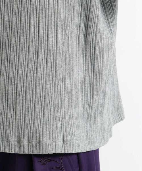 HARE（ハレ）の「ボートネックリブTEE(HARE)（Tシャツ/カットソー・メンズ・ブラック/グレー・FREE）」の18枚目の写真