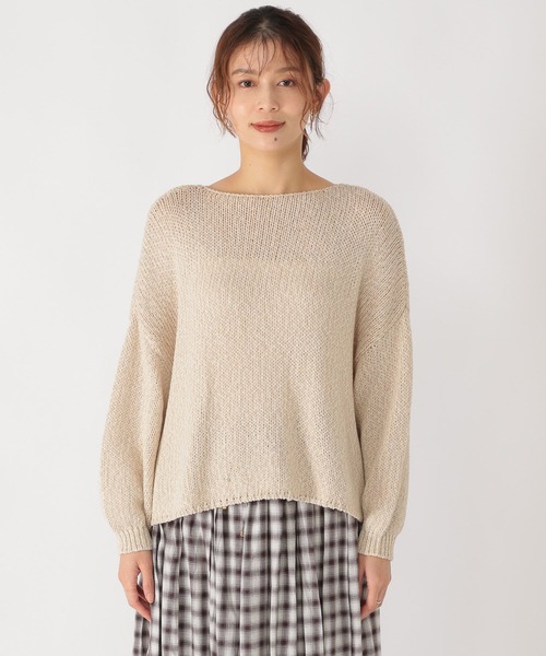 studio CLIP（スタディオクリップ）の「3ゲージリリヤーンニット（ニット/セーター・レディース・ベージュ/イエロー/ブルー/スモーク・FREE）」の21枚目の写真