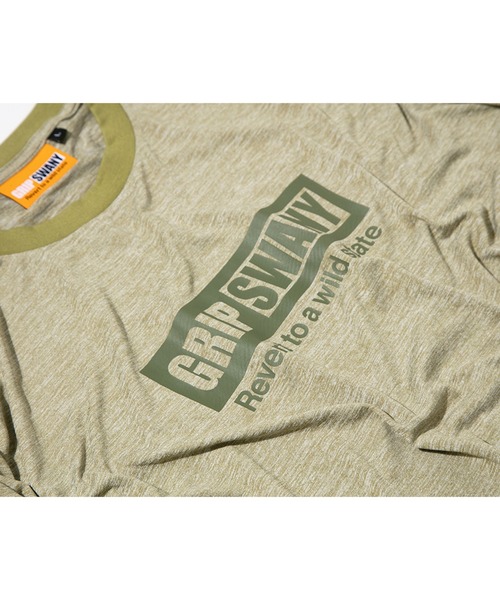 GRIP SWANY（グリップスワニー）の「【GSMCT0008】 BOX LOGO DRY L/S TEE（Tシャツ/カットソー・メンズ・グリーン系その他/ヘザーグレー/ブルー系その他・XL/L/M）」の6枚目の写真