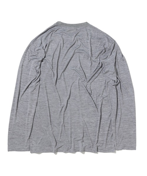 GRIP SWANY（グリップスワニー）の「【GSMCT0008】 BOX LOGO DRY L/S TEE（Tシャツ/カットソー・メンズ・グリーン系その他/ヘザーグレー/ブルー系その他・XL/L/M）」の7枚目の写真