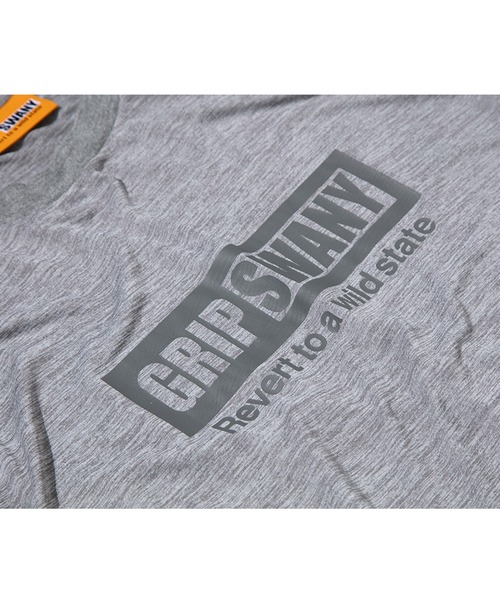 GRIP SWANY（グリップスワニー）の「【GSMCT0008】 BOX LOGO DRY L/S TEE（Tシャツ/カットソー・メンズ・グリーン系その他/ヘザーグレー/ブルー系その他・XL/L/M）」の9枚目の写真