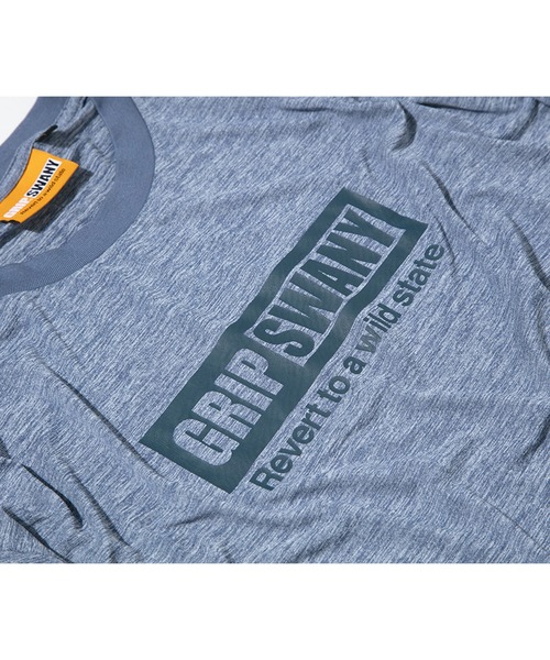GRIP SWANY（グリップスワニー）の「【GSMCT0008】 BOX LOGO DRY L/S TEE（Tシャツ/カットソー・メンズ・グリーン系その他/ヘザーグレー/ブルー系その他・XL/L/M）」の12枚目の写真