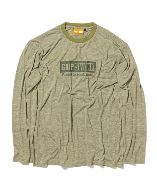 GRIP SWANY（グリップスワニー）の「【GSMCT0008】 BOX LOGO DRY L/S TEE（Tシャツ/カットソー・メンズ・グリーン系その他/ヘザーグレー/ブルー系その他・XL/L/M）」の16枚目の写真