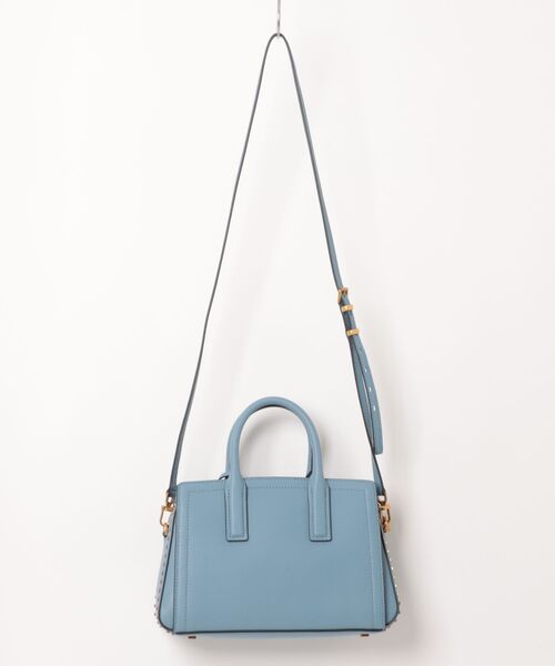 MICHAEL KORS(マイケルコース)の「LAILA スタッズレザー サッチェル スモール(ハンドバッグ・レディース・ブルー系・FREE)」の5枚目の写真