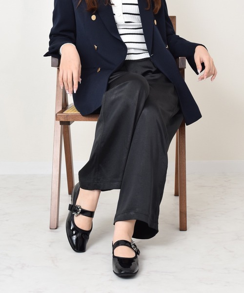 Bridget Birkin(ブリジットバーキン)の「【Bridget Birkin Walk】ビジューメリージェーンパンプス(565241)(パンプス・レディース・ベージュ系その他/グレー系その他/ブラック系その他・23/23.5/24/22.5/24.5)」の4枚目の写真