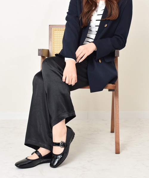 Bridget Birkin(ブリジットバーキン)の「【Bridget Birkin Walk】ビジューメリージェーンパンプス(565241)(パンプス・レディース・ベージュ系その他/グレー系その他/ブラック系その他・23/23.5/24/22.5/24.5)」の5枚目の写真