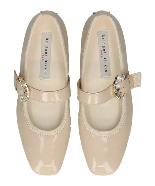 Bridget Birkin(ブリジットバーキン)の「【Bridget Birkin Walk】ビジューメリージェーンパンプス(565241)(パンプス・レディース・ベージュ系その他/グレー系その他/ブラック系その他・23/23.5/24/22.5/24.5)」の9枚目の写真