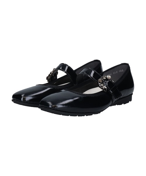 Bridget Birkin(ブリジットバーキン)の「【Bridget Birkin Walk】ビジューメリージェーンパンプス(565241)(パンプス・レディース・ベージュ系その他/グレー系その他/ブラック系その他・23/23.5/24/22.5/24.5)」の11枚目の写真